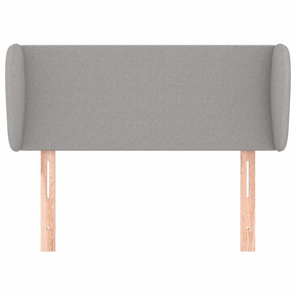 Testiera ad Orecchio Grigio Chiaro 93x23x78/88 cm in Tessuto