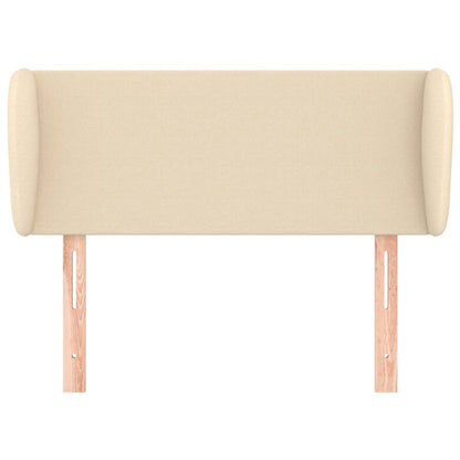 Testiera ad Orecchio Crema 103x23x78/88 cm in Tessuto - homemem39