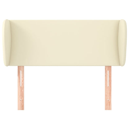 Testiera ad Orecchio Crema 93x23x78/88 cm in Similpelle