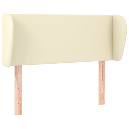 Testiera ad Orecchio Crema 103x23x78/88 cm in Similpelle