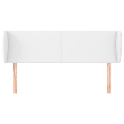 Testiera ad Orecchio Bianca 147x23x78/88 cm in Similpelle - homemem39