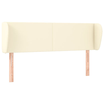 Testiera ad Orecchio Crema 147x23x78/88 cm in Similpelle