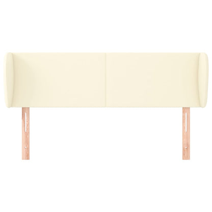 Testiera ad Orecchio Crema 147x23x78/88 cm in Similpelle