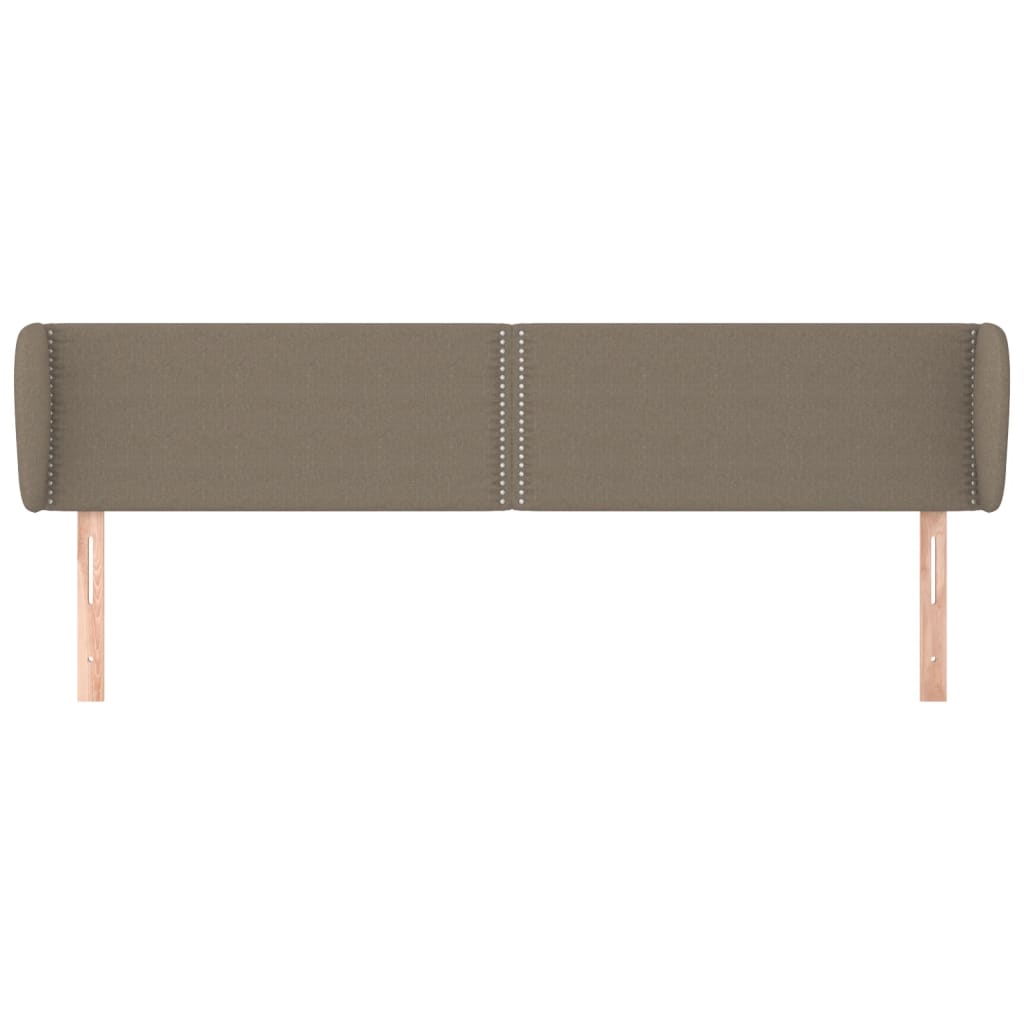 Testiera ad Orecchio Tortora 203x23x78/88 cm in Tessuto | homemem39