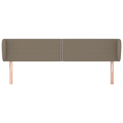 Testiera ad Orecchio Tortora 203x23x78/88 cm in Tessuto | homemem39