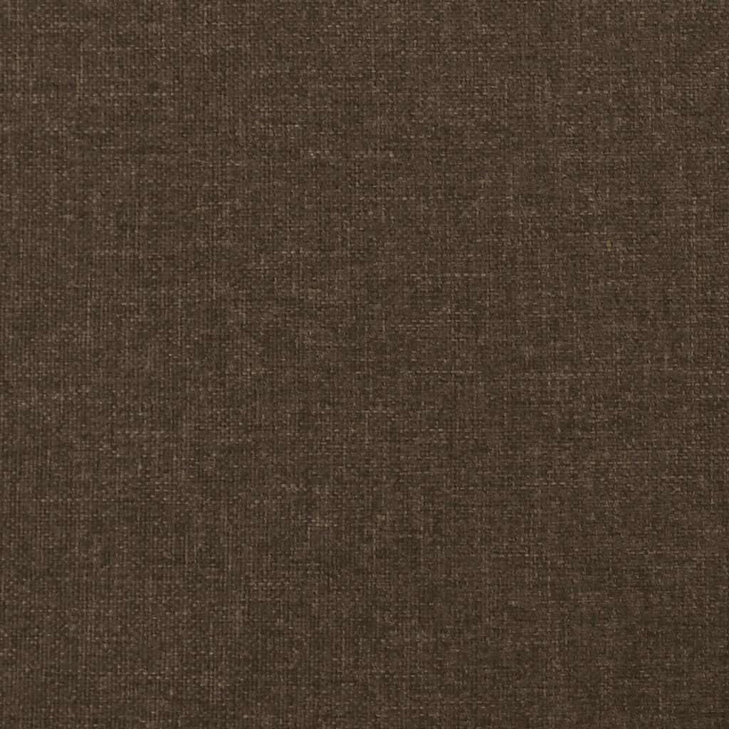 Testiera ad Orecchio Marrone Scuro 93x23x78/88 cm in Tessuto | homemem39