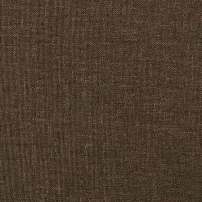 Testiera ad Orecchio Marrone Scuro 93x23x78/88 cm in Tessuto | homemem39