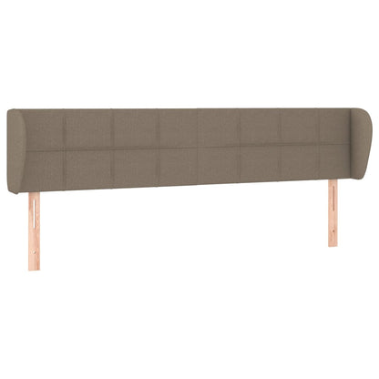 Testiera ad Orecchio Tortora 203x23x78/88 cm in Tessuto | homemem39