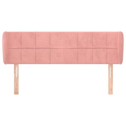 Testiera ad Orecchio Rosa 147x23x78/88 cm in Velluto | homemem39