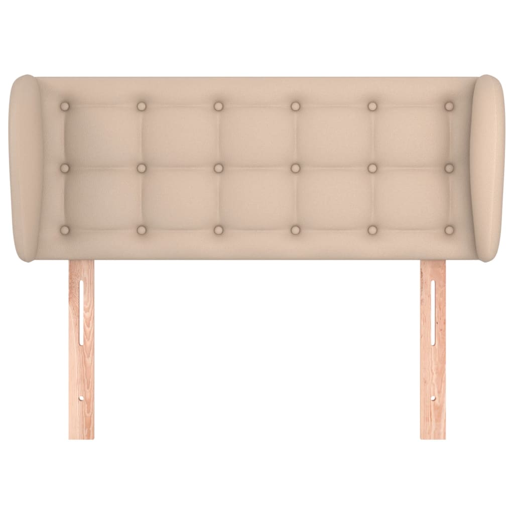 Testiera ad Orecchio Cappuccino 83x23x78/88 cm in Similpelle