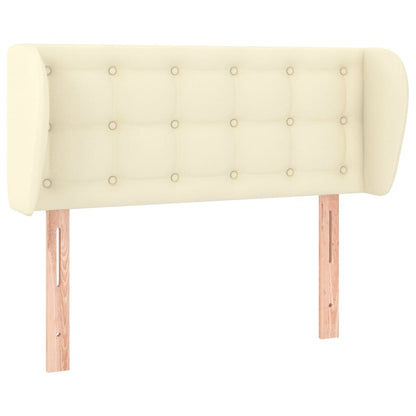 Testiera ad Orecchio Crema 93x23x78/88 cm in Similpelle