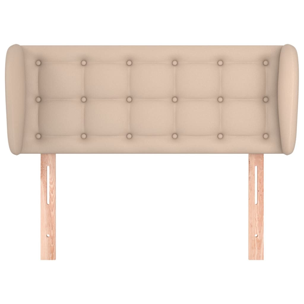 Testiera ad Orecchio Cappuccino 93x23x78/88 cm in Similpelle