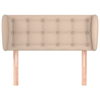 Testiera ad Orecchio Cappuccino 93x23x78/88 cm in Similpelle