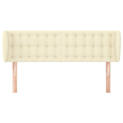 Testiera ad Orecchio Crema 147x23x78/88 cm in Similpelle