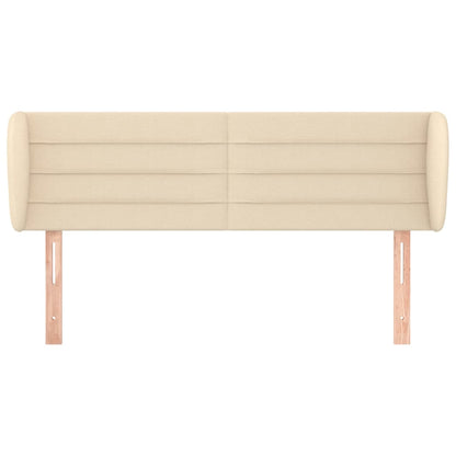 Testiera ad Orecchio Crema 147x23x78/88 cm in Tessuto - homemem39