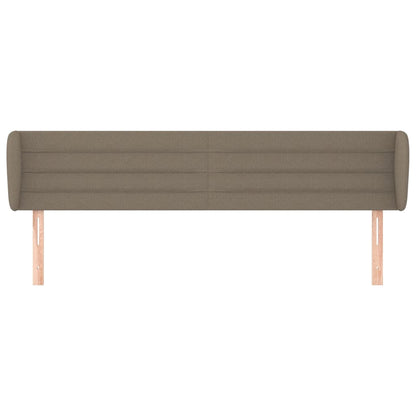 Testiera ad Orecchio Tortora 163x23x78/88 cm in Tessuto | homemem39