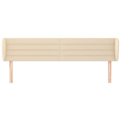 Testiera ad Orecchio Crema 163x23x78/88 cm in Tessuto | homemem39