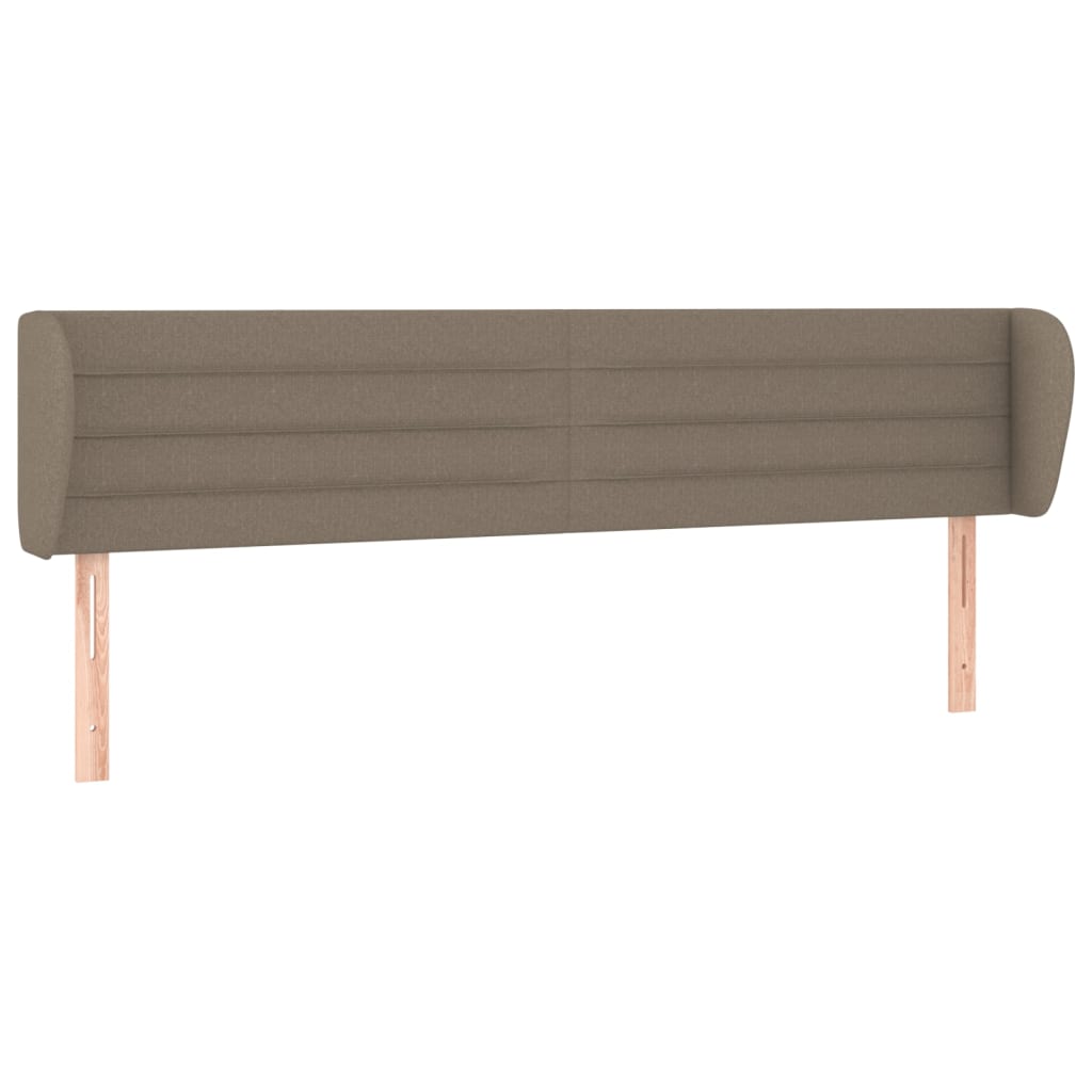 Testiera ad Orecchio Tortora 183x23x78/88 cm in Tessuto | homemem39