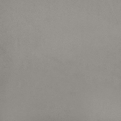 Testiera ad Orecchio Grigio Chiaro 183x23x78/88 cm in Velluto | homemem39