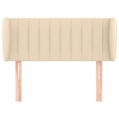 Testiera ad Orecchio Crema 103x23x78/88 cm in Tessuto - homemem39