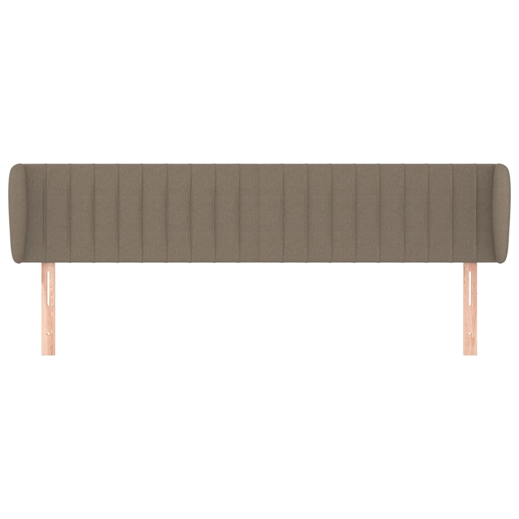 Testiera ad Orecchio Tortora 163x23x78/88 cm in Tessuto | homemem39