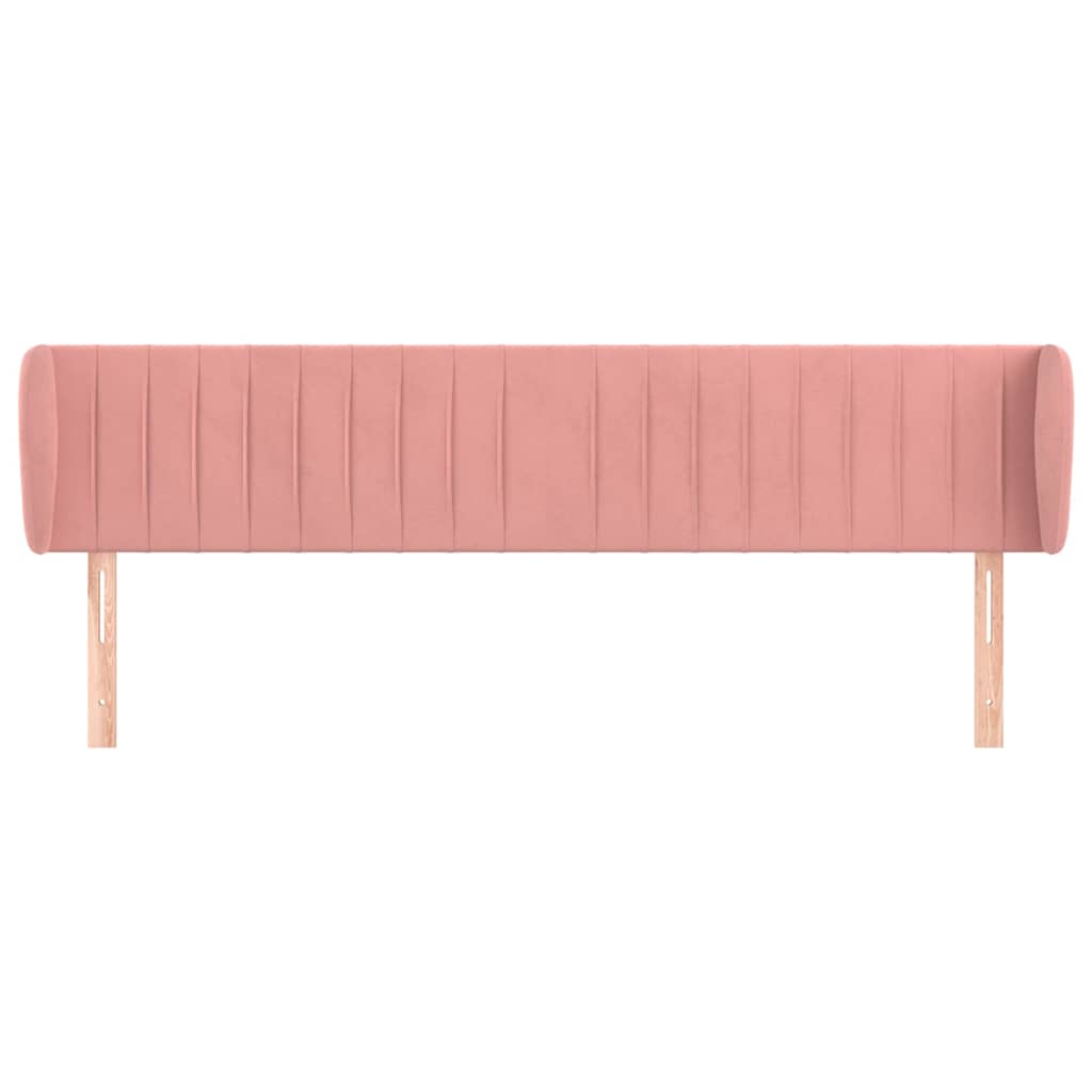 Testiera ad Orecchio Rosa 203x23x78/88 cm in Velluto | homemem39