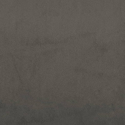 Testiera ad Orecchio Grigio Scuro 103x23x78/88 cm in Velluto | homemem39