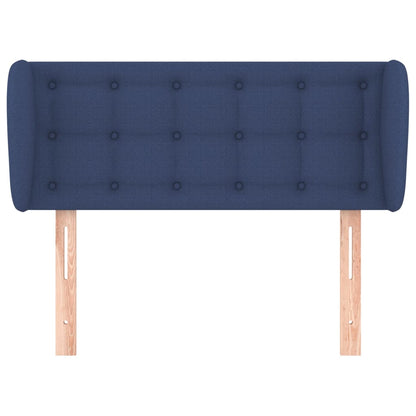 Testiera ad Orecchio Blu 83 x 23 x 78/88cm in Tessuto | homemem39