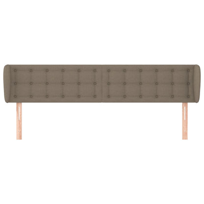 Testiera ad Orecchio Tortora 183x23x78/88 cm in Tessuto | homemem39
