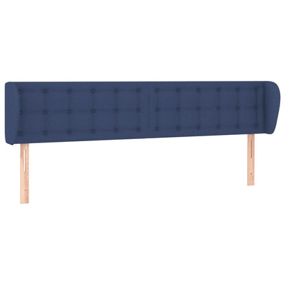 Testiera ad Orecchio Blu 183x23x78/88 cm in Tessuto | homemem39