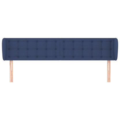 Testiera ad Orecchio Blu 183x23x78/88 cm in Tessuto | homemem39