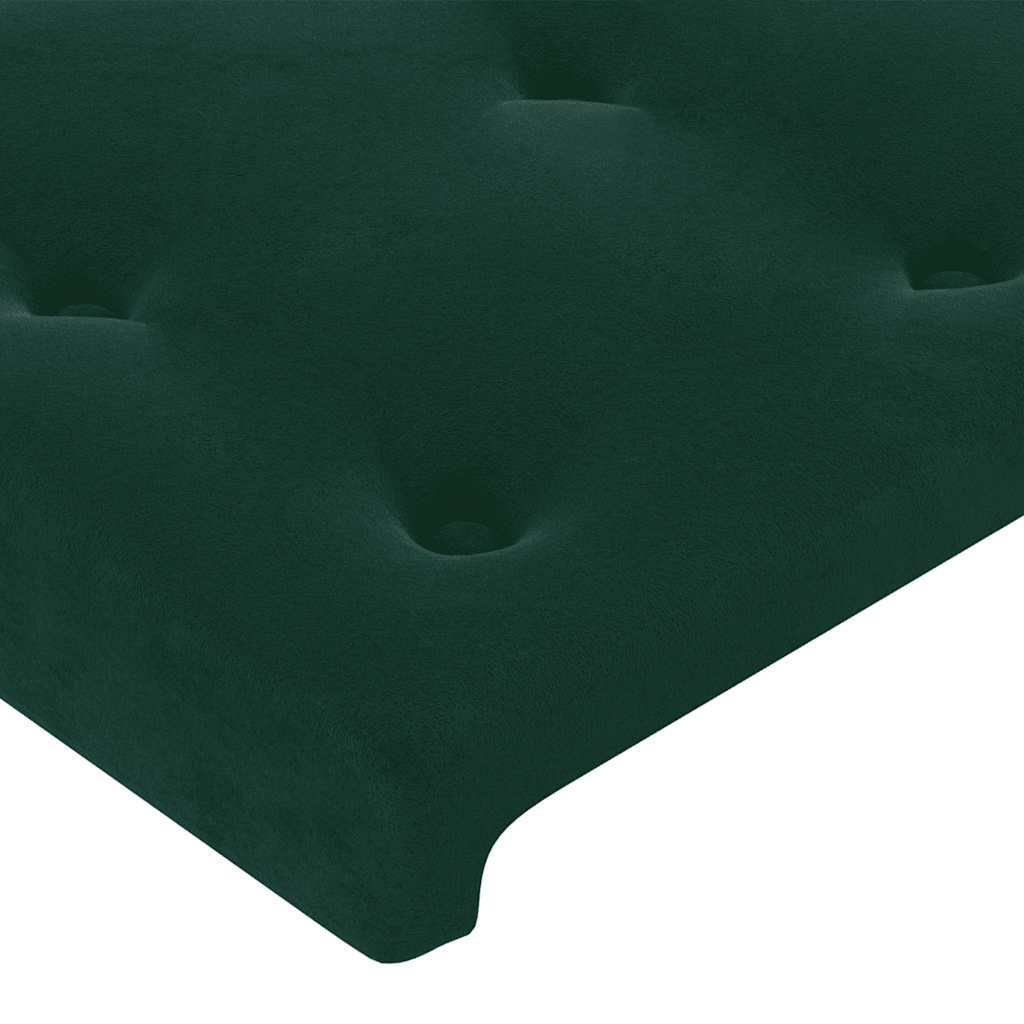 Testiera ad Orecchio Verde Scuro 183x23x78/88 cm in Velluto | homemem39
