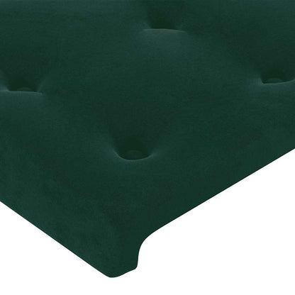 Testiera ad Orecchio Verde Scuro 183x23x78/88 cm in Velluto | homemem39