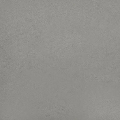 Testiera ad Orecchio Grigio Chiaro 203x23x78/88 cm in Velluto | homemem39