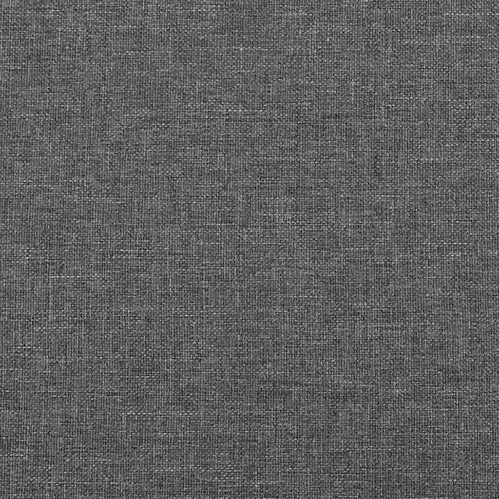 Testiera ad Orecchio GrigioScuro 103 x 23 x 118/128cm inTessuto
