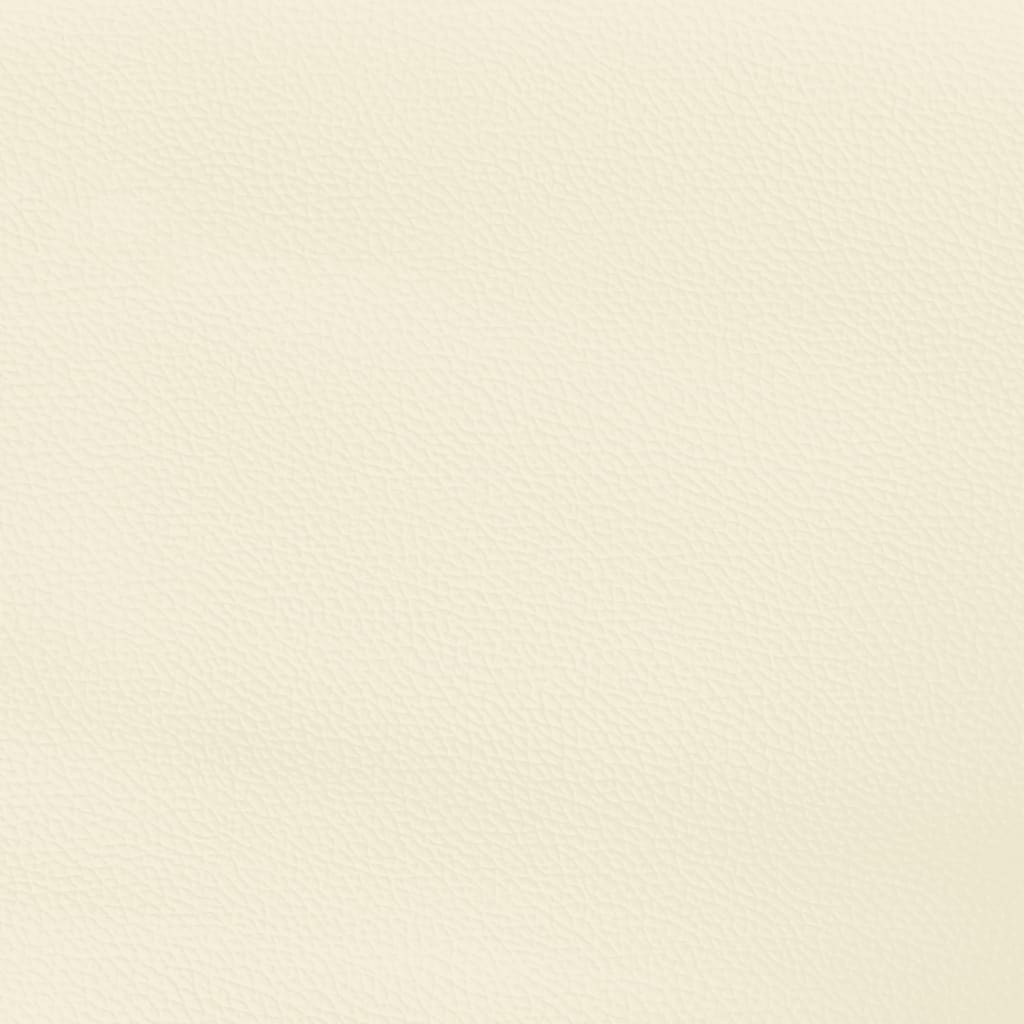 Testiera ad Orecchio Crema 103x23x118/128 cm in Similpelle