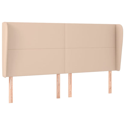 Testiera ad Orecchio Cappuccino 203x23x118/128 cm in Similpelle | homemem39