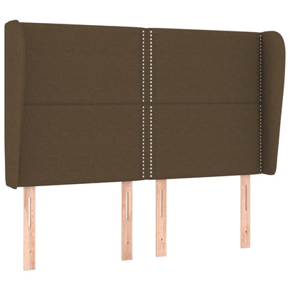 Testiera ad Orecchio MarroneScuro147 x 23 x 118/128cm inTessuto | homemem39