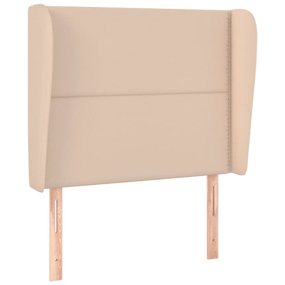 Testiera ad Orecchio Cappuccino 93x23x118/128 cm in Similpelle