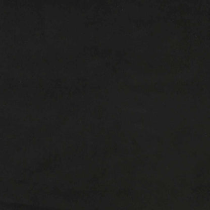 Testiera ad Orecchio Nera 93x23x118/128 cm in Velluto