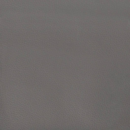 Testiera ad Orecchio Grigia 83x23x118/128 cm in Similpelle
