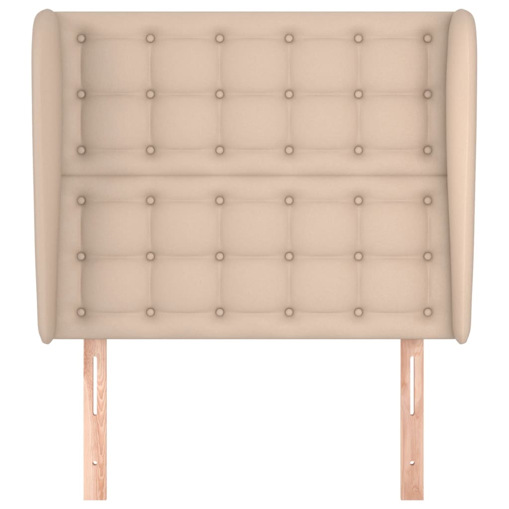 Testiera ad Orecchio Cappuccino 83x23x118/128 cm in Similpelle | homemem39