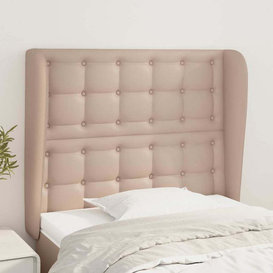 Testiera ad Orecchio Cappuccino /128 cm in Similpelle