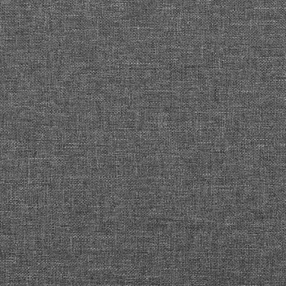 Testiera ad Orecchio GrigioScuro 147 x 23 x 118/128cm inTessuto