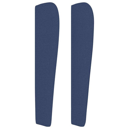 Testiera ad Orecchio Blu 83x23x118/128 cm in Tessuto