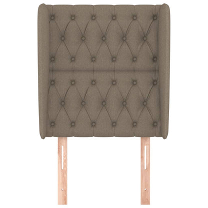 Testiera ad Orecchio Tortora 83x23x118/128 cm in Tessuto - homemem39