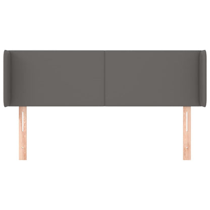 Testiera ad Orecchio Grigio 147x16x78/88 cm in Similpelle | homemem39