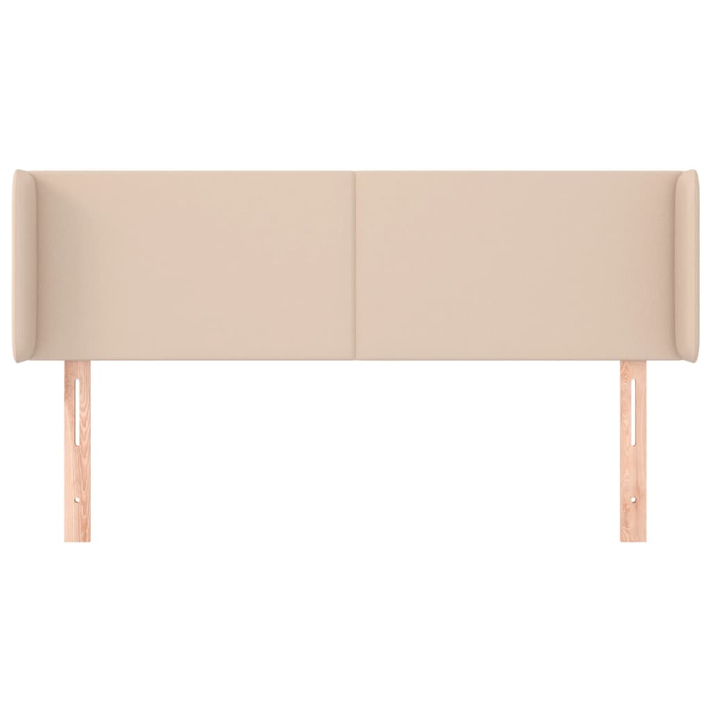 Testiera ad Orecchio Cappuccino 147x16x78/88 cm in Similpelle | homemem39