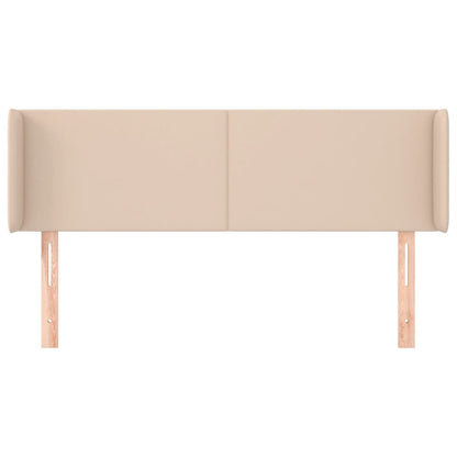 Testiera ad Orecchio Cappuccino 147x16x78/88 cm in Similpelle | homemem39