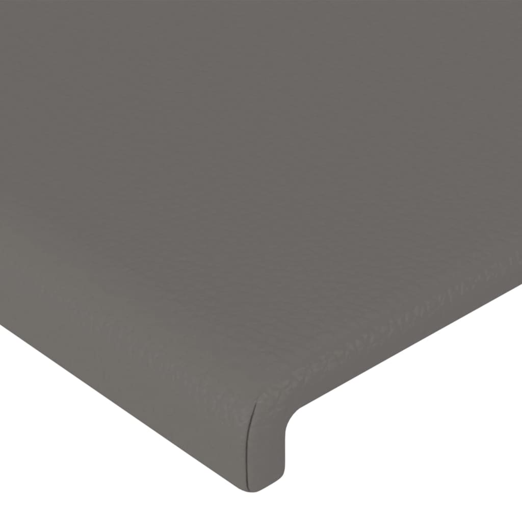 Testiera ad Orecchio Grigio 163x16x78/88 cm in Similpelle | homemem39